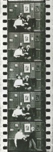 Filmremsa från 1912 års karnevalsfilm, "Kärlekens list".